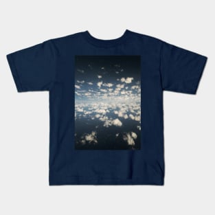 Rift between clouds to Japan Kids T-Shirt